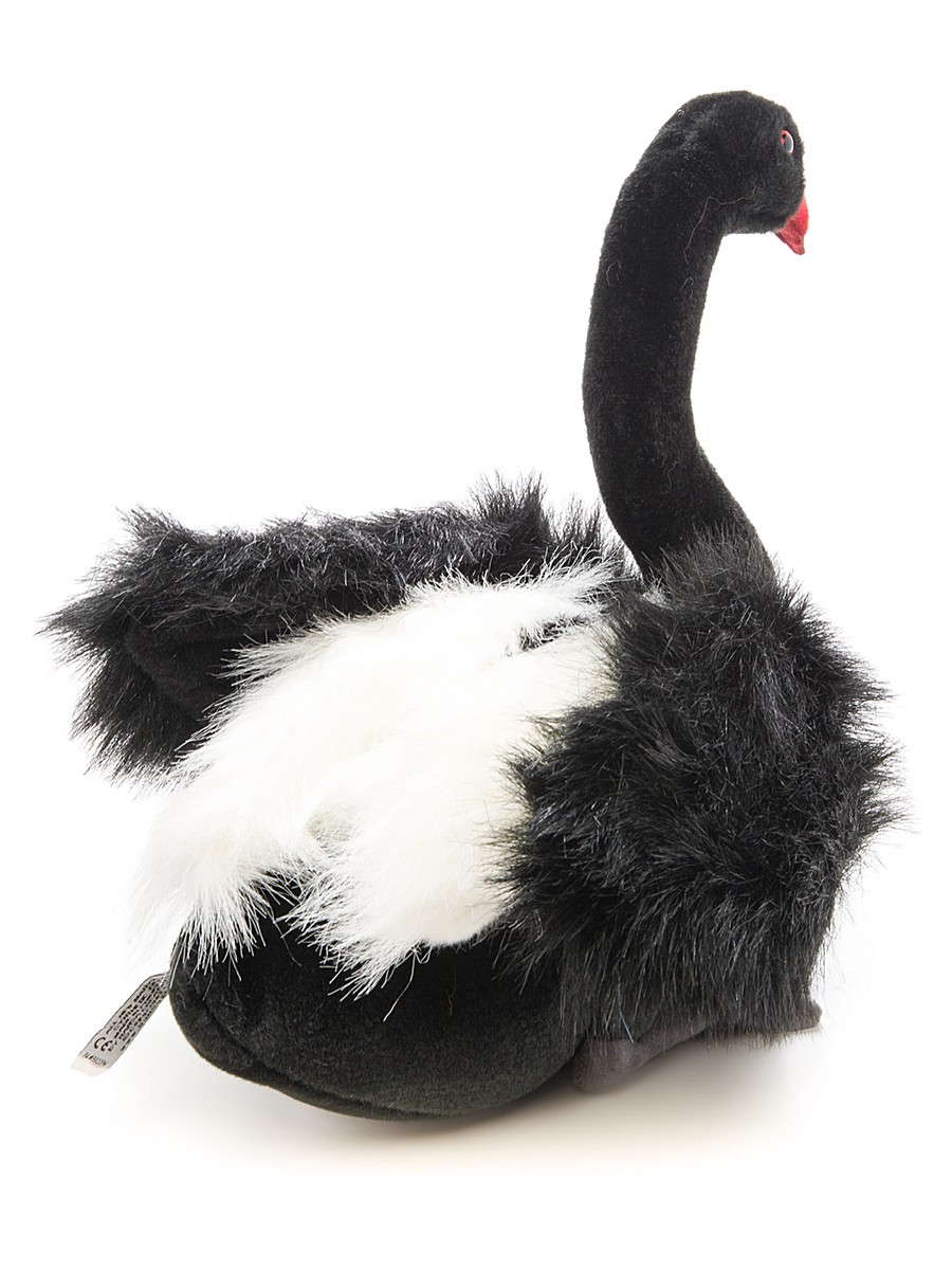 Мягкая игрушка – Лебедь черный, 29 см.  